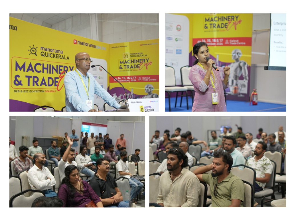 Consoul Associates seminar at the Malayala Manorama Machinery and Trade Expo.